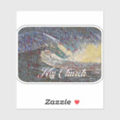 Surfkerk Sticker (Vel)