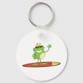 Surfkikker met zonnebril sleutelhanger (Achterkant)