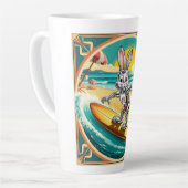 surfkonijn: voordeelbeelden latte mok (Linkerhoek)