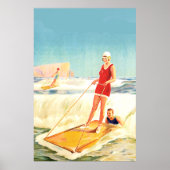  surfkunst deco poster (Voorkant)