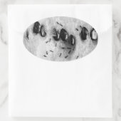 surfmieren ovale sticker (Tas)