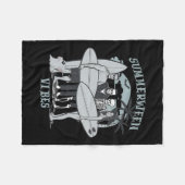 Surfmonsters Clic Halloween Vibes Graphic Fleece Deken (Voorkant (Horizontaal))