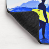 Surfmousepad, ontworpen door Colin Carr-Nall Muismat (Hoek)