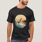 Surfmuis Grappig Ontwerp T-shirt (Voorkant)