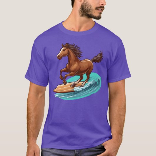 Surfpaard vrienden t-shirt (Voorkant)