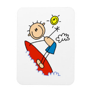 Surfpadfiguur Magneet