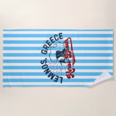 Surfparadijs: Keros Beach, Lemnos, Griekenland Strandlaken (Voorkant)