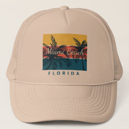 Surfparadijs Miami Beach Florida Trucker Pet