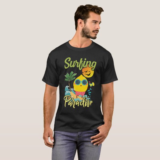 Surfparadijs T-shirt (Voorkant volledig)