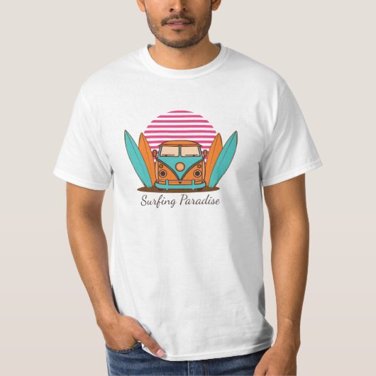 Surfparadijs T-shirt (Voorkant)