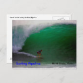 Surfpijplijn, Noordshore, Oahu Briefkaart (Voorkant / Achterkant)