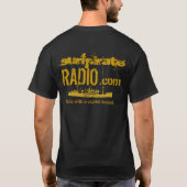 surfpirateRADIO dot com T-shirt (Achterkant)