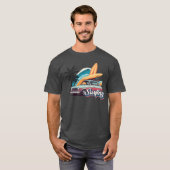 Surfplank Auto vintage vintage T-shirt (Voorkant volledig)