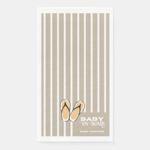Surfplank baby shower op maat - Geslacht neutraal Servet