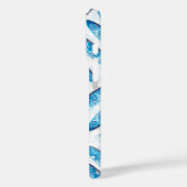 Surfplank blauw patroon Case-Mate iPhone case (Achterkant / Links)