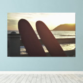 Surfplank Canvas Afdruk (Insitu (Houten vloer))