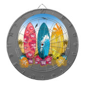 Surfplank Dartbord (Voorkant)