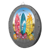 Surfplank Dartbord (Voorkant Rechts)