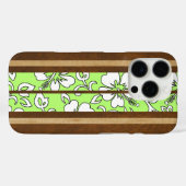 Surfplank Faux van de Hibiscus van Pupukea de Case-Mate iPhone Case (Achterkant (horizontaal))