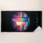 Surfplank-ontsnapping Strandlaken (Voorkant)