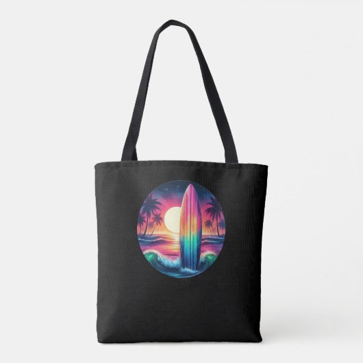 Surfplank-ontsnapping Tote Bag (Achterkant)