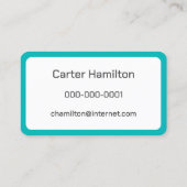 Surfplank op Ocean Beach Visitekaartje (Achterkant)