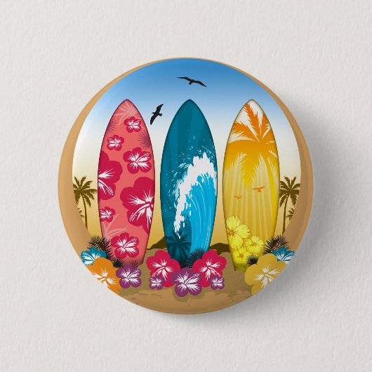 Surfplank Ronde Button 5,7 Cm (Voorkant)