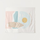 Surfplank Strand Baby Shower Wandkleed (Voorkant (horizontaal))
