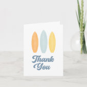 Surfplank Strand Verjaardagsfeestje Bedankkaart (Voorkant)