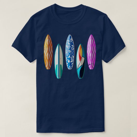 Surfplank surfen t-shirt (Design voorkant)
