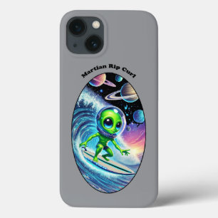 Surfplank Surfruimte Buitenaards Rijden op een Gol Case-Mate iPhone Case