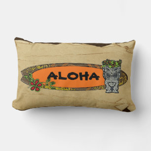  surfplank tiki decoratief kussen