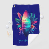 Surfplank Tropical Beach- Golfhanddoek (Insitu)
