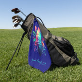 Surfplank Tropical Beach- Golfhanddoek (Groen)