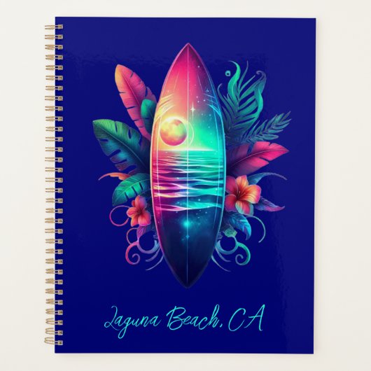 Surfplank Tropical Beach- Planner (Voorkant)