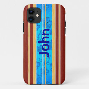 Surfplank van Hawiian van Honu de Valse Houten iPhone 11 Hoesje