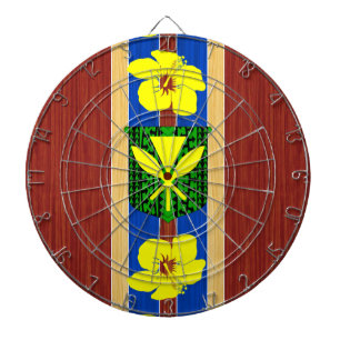 Surfplank van Maoli van Kanaka de Valse Houten Dartbord