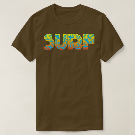 Surfplank voor Surf T-shirt (Design voorkant)