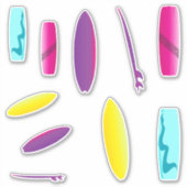 Surfplank Watersportset Sticker (Voorkant)