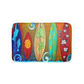 Surfplankbadmat uit mijn kunstwerk badmat (Voorkant)