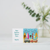 Surfplankbeugel met Hippie-ventilatoren Visitekaartje (Staand voorkant)