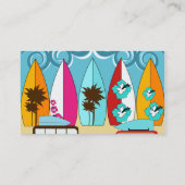 Surfplankbeugel met Hippie-ventilatoren Visitekaartje (Achterkant)