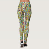 surfplankchartreuse leggings (Achterkant)