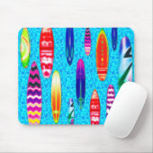 Surfplanken 1 Mousepad Muismat (Met muis)