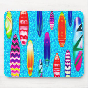 Surfplanken 1 Mousepad Muismat