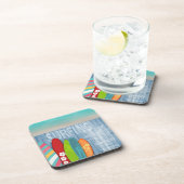Surfplanken Beverage Coaster Bier Onderzetter (Rechterzijde)