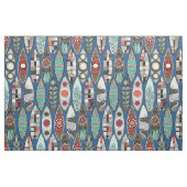 surfplanken blauw stof (Fat Quarter)