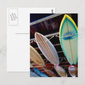 Surfplanken Briefkaart (Voorkant / Achterkant)