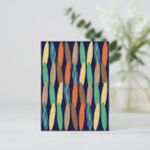 Surfplanken Briefkaart (Staand voorkant)