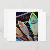 Surfplanken Briefkaart (Voorkant / Achterkant)